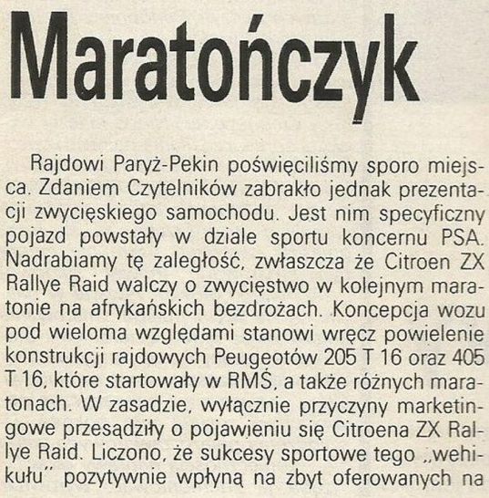 Citroen Zx Rally Raid